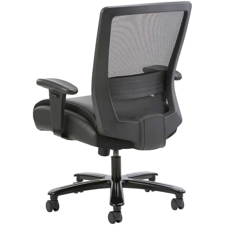 Image of Lorell Task Chair, Hvy-dty, Mesh, 30"x27"x40-1/2"-44", Black
