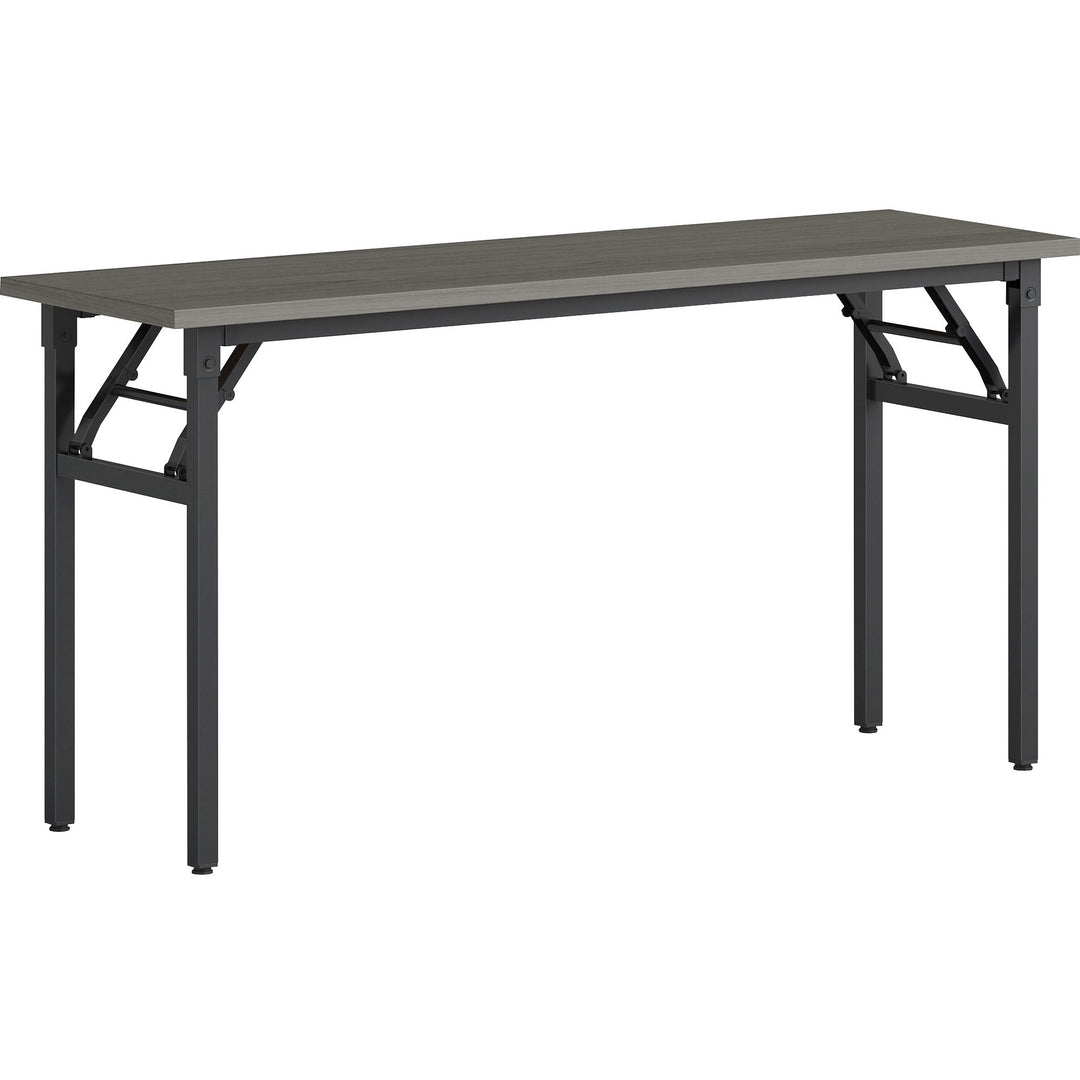 Image of Lorell Training Table, Folding, 60"x18"x30", Gray