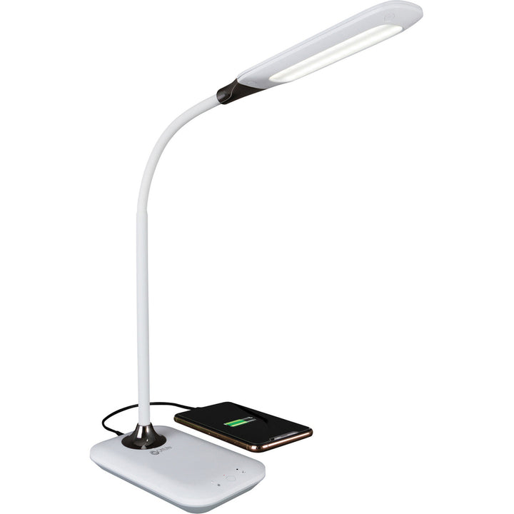 Image of OttLite® Wellness Series Sanitizing Enhance LED Desk Lamp, 8.5" to 11" High, White