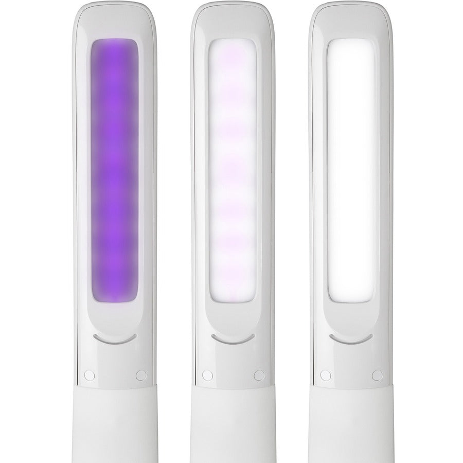 Image of OttLite® Wellness Series Sanitizing Purify LED Desk Lamp with Wireless Charging, 26" High, White