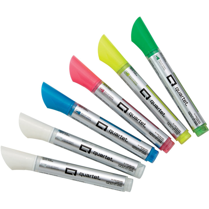 Image of Quartet® Markers, Neon, Bullet Tip, 6/PK, Assorted