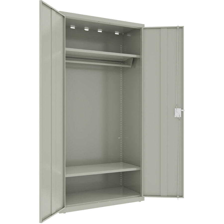 Image of Lorell Wardrobe Cabinet, w/2 Shelves/Hang Rod, 36"x18"x72", LGY
