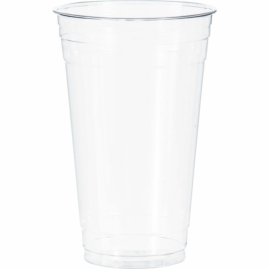 Image of SOLO® Cold Cups, PET, 24oz, 50/Bag, 12/CT, Clear