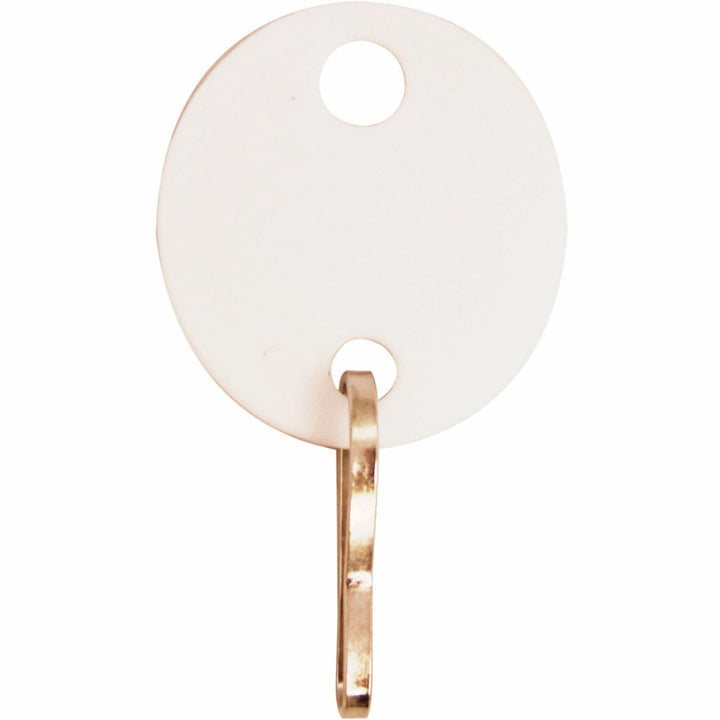 Image of Sparco Key Tag, Oval, Plastic, 1-1/10"Wx3/4"Lx3-1/2"H, 20/PK, WE