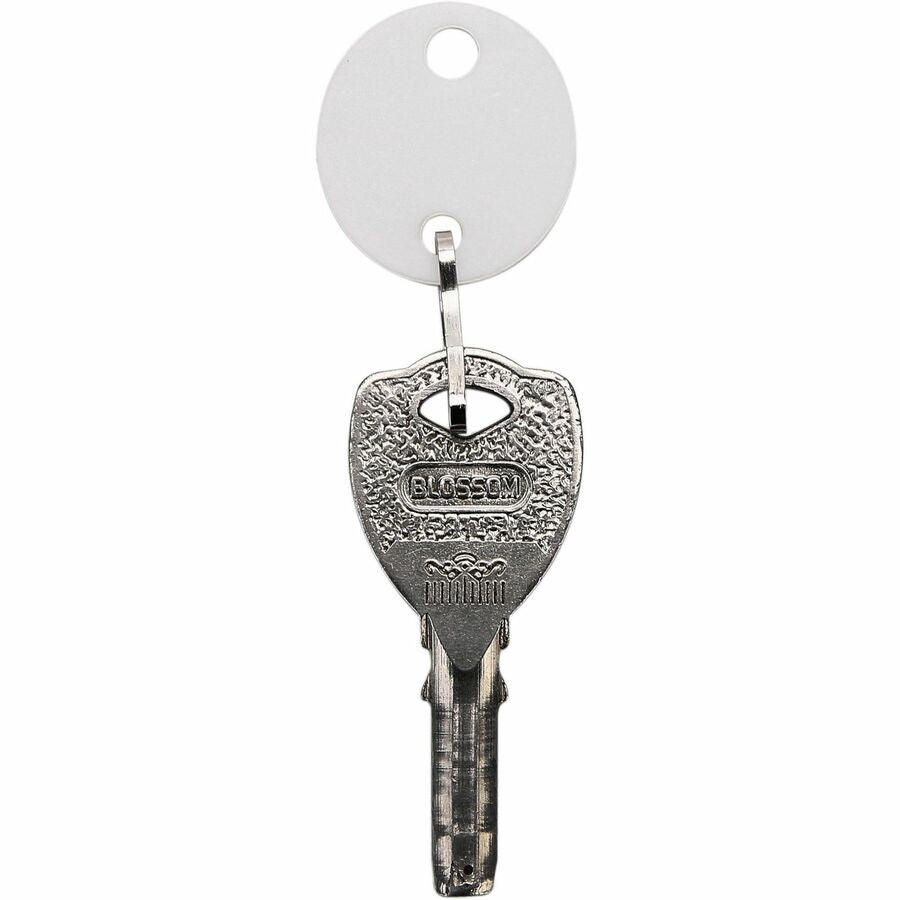 Image of Sparco Key Tag, Oval, Plastic, 1-1/10"Wx3/4"Lx3-1/2"H, 20/PK, WE