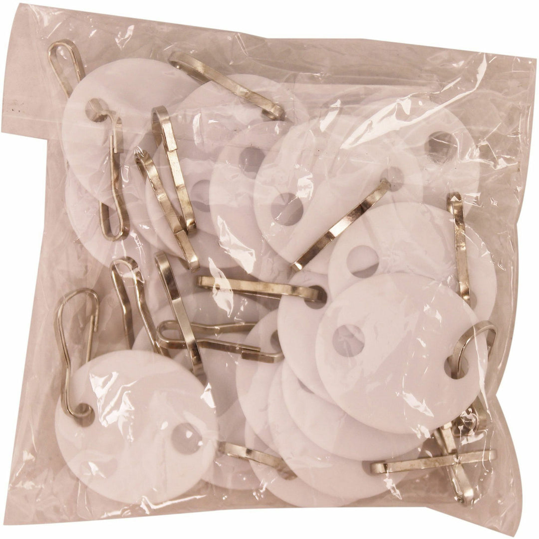 Image of Sparco Key Tag, Oval, Plastic, 1-1/10"Wx3/4"Lx3-1/2"H, 20/PK, WE