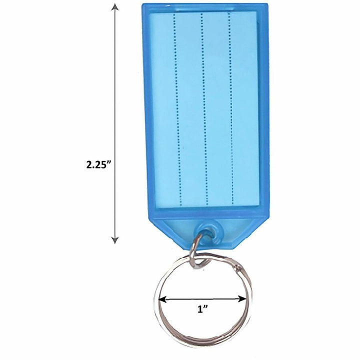 Image of Sparco Key Tag, Replacement, 3/4"Wx1/4"Lx2-1/4"H, 4/PK, AST