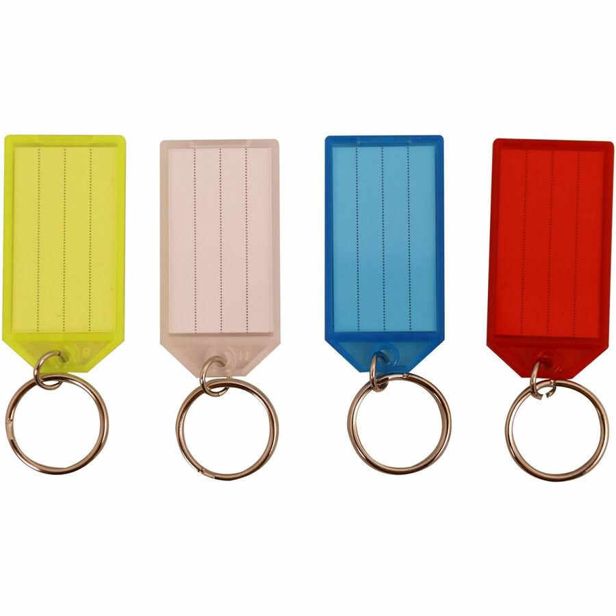 Image of Sparco Key Tag, Replacement, 3/4"Wx1/4"Lx2-1/4"H, 4/PK, AST