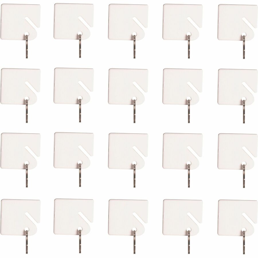 Image of Sparco Key Tag, Square, Plastic, 1-2/5"Wx4-3/4"Lx2-2/5"H, 20/PK, WE