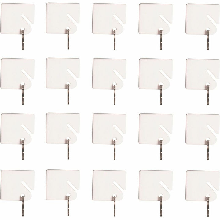 Image of Sparco Key Tag, Square, Plastic, 1-2/5"Wx4-3/4"Lx2-2/5"H, 20/PK, WE