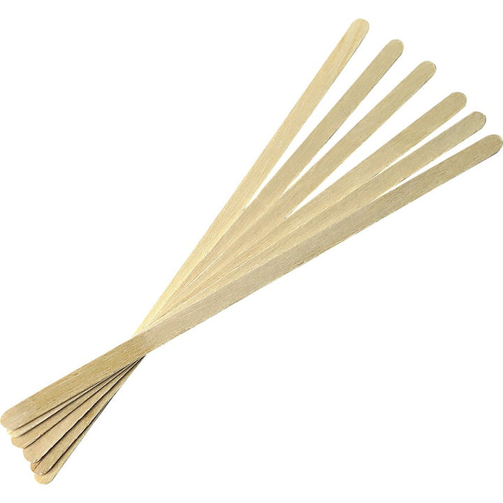 Image of Genuine Joe Stirrer, Wooden, 7"L, 1000/BX, Woodgrain