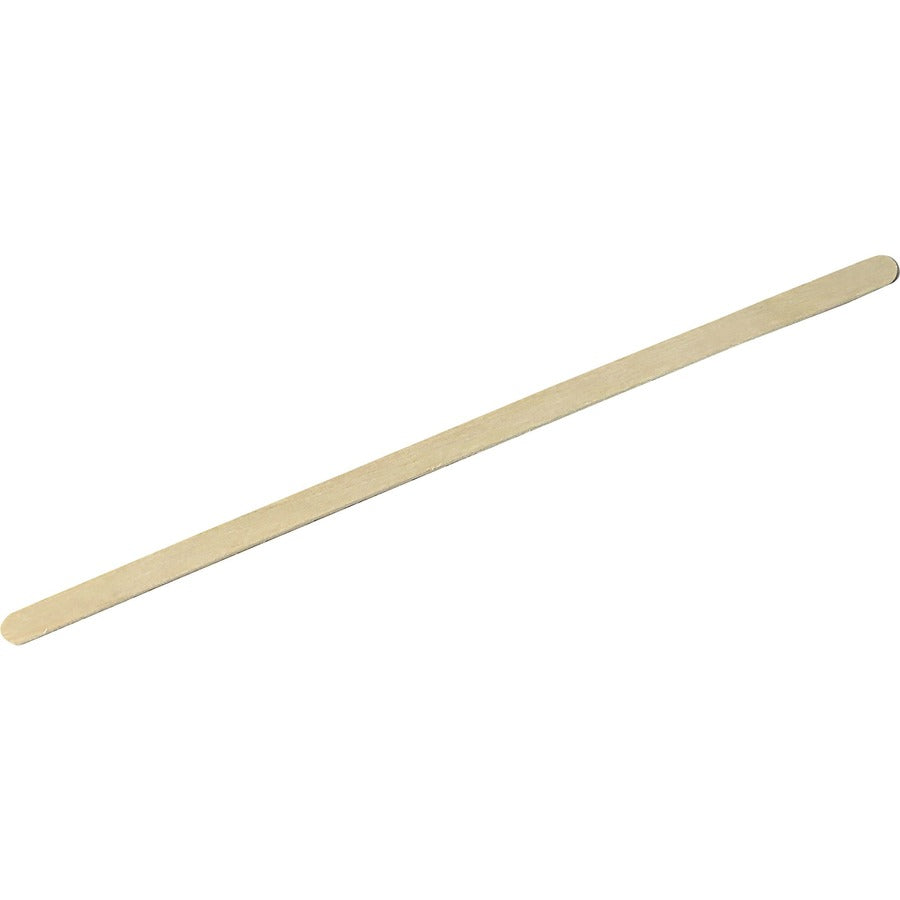 Image of Genuine Joe Stirrer, Wooden, 7"L, 1000/BX, Woodgrain