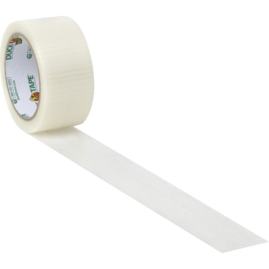 Image of Duck® Duct Tape, Transparent, 1-9/10"Wx60'L, Clear