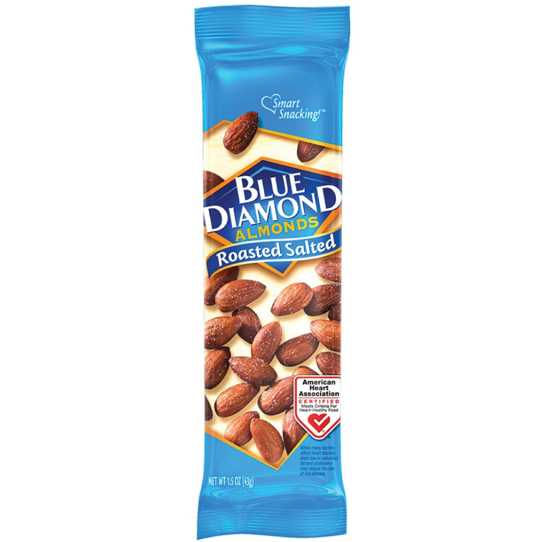 Image of BlueDiamond 5180 Roasted Salted Almonds, Roasted & Salted, 1.50 oz, 1 Box
