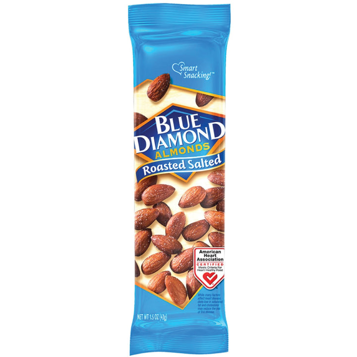 Image of BlueDiamond 5180 Roasted Salted Almonds, Roasted & Salted, 1.50 oz, 1 Box