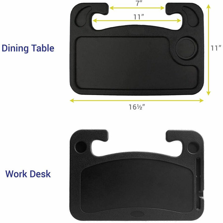 Image of Data Accessories Company Steering Wheel Desk, 11"Wx16-1/2"Lx9/10"H, Black