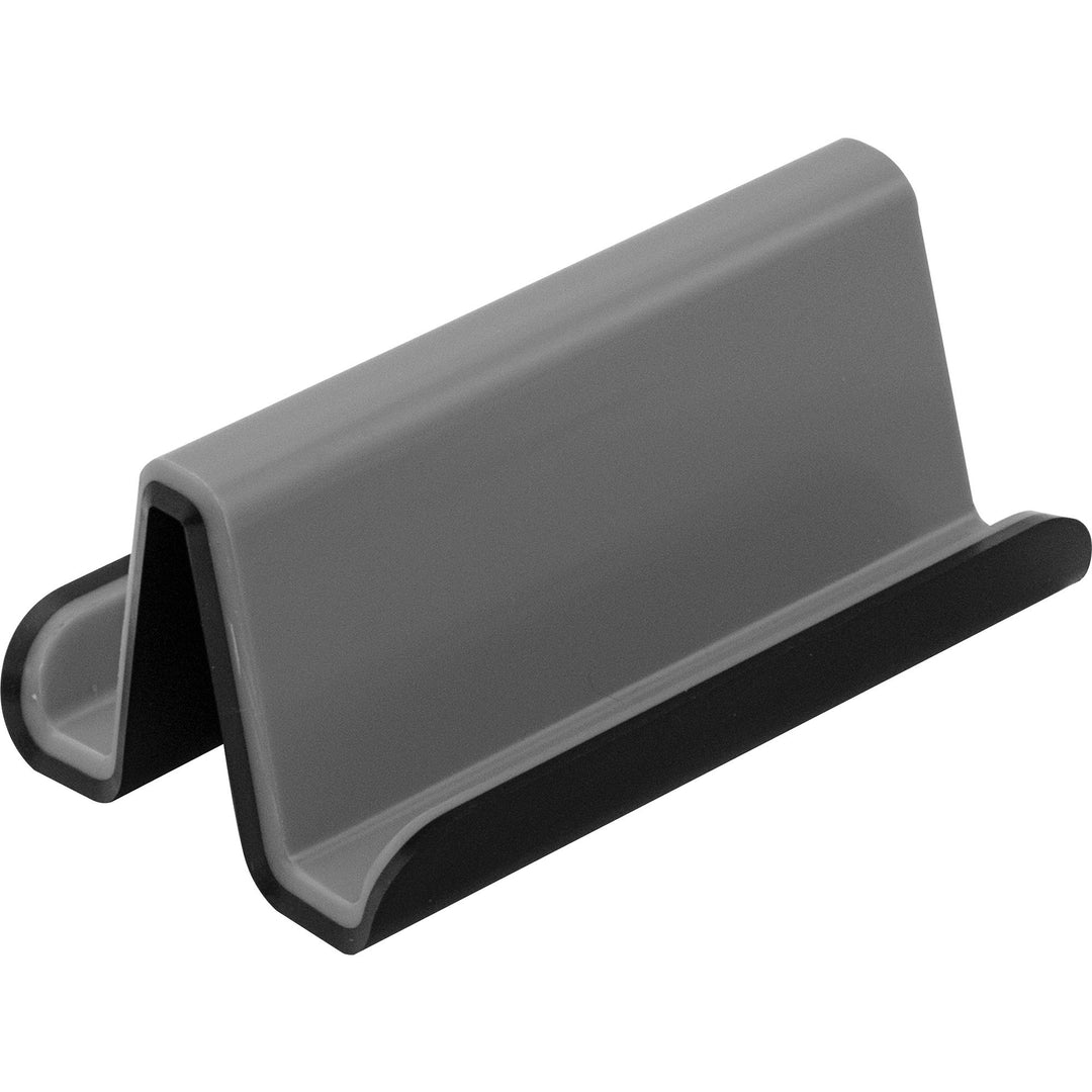Image of Advantus Business Card Holder,50-Card Cap,Plastic,3"x2-1/2"x3",BK/GY