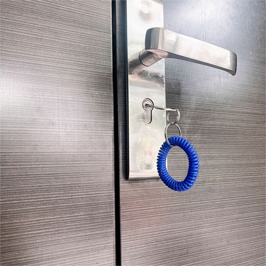 Image of Sparco Key Holder, Coil, 2-1/10"Wx2-2/5"Lx2-1/10"H, 10/PK, Assorted