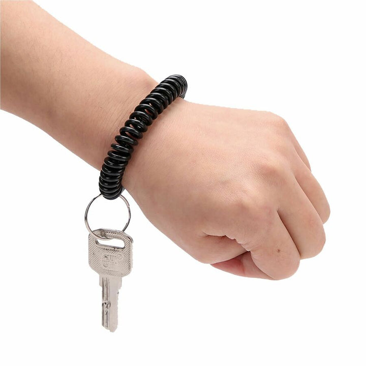 Image of Sparco Key Holder, Coil, 2-1/10"Wx2-2/5"Lx2-1/10"H, 6/PK, Black