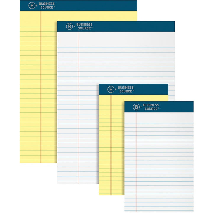 Image of Business Source Writing Pad, Premium, 5"Wx8"L, 1 DZ, White