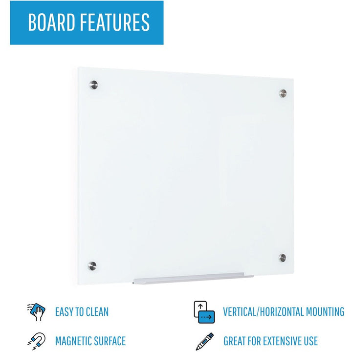 Image of Bi-silque Dry-Erase Board, Magnetic, 48"Wx1/4"Lx72"H, White