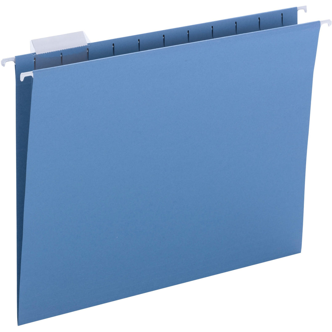 Image of Business Source File Folder, Hanging, 10-1/5"x13-3/10"x2-3/10", 25/BX, Blue