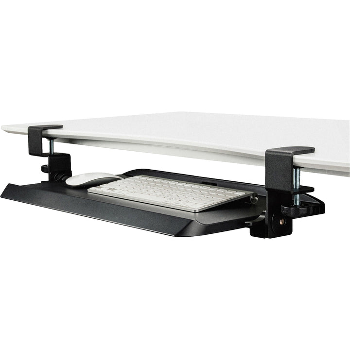 Image of Kantek Keyboard Tray, Clamp, 20-1/4"Wx11-3/4"L, Black