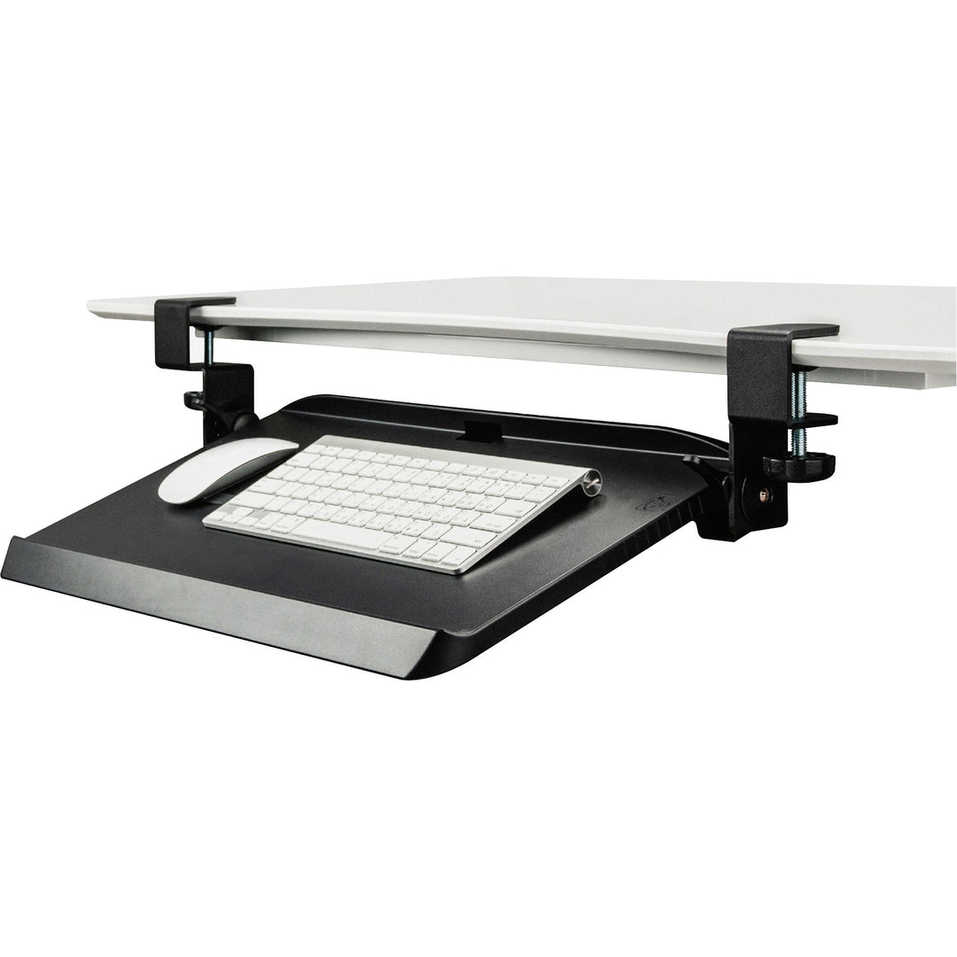 Image of Kantek Keyboard Tray, Clamp, 20-1/4"Wx11-3/4"L, Black