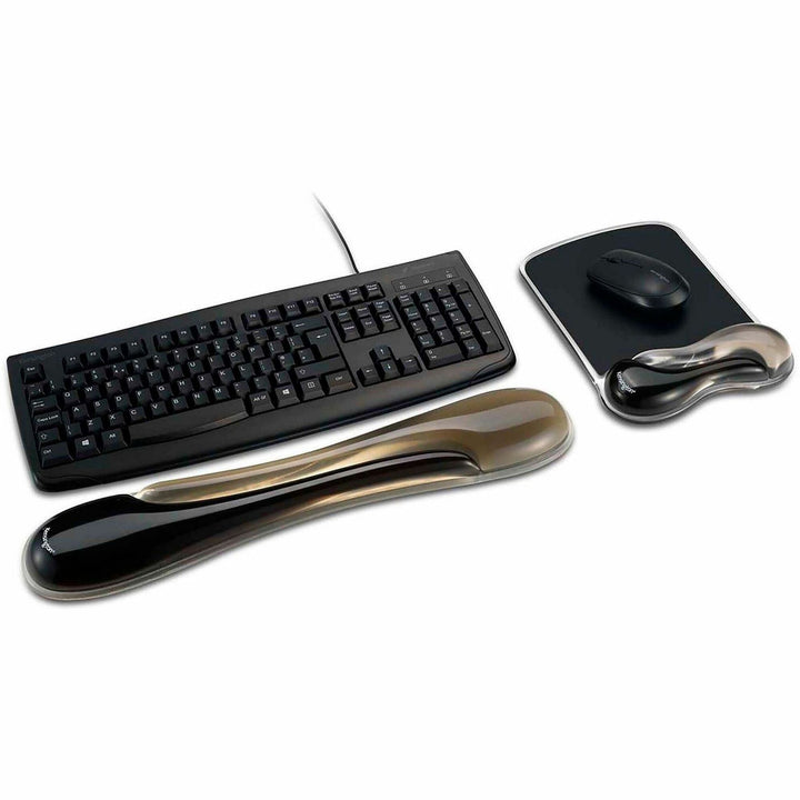 Image of Kensington® Mousepad and Wrist Rest, Gel, 11-2/5"Wx17-7/10"Lx1-7/10"H,GY