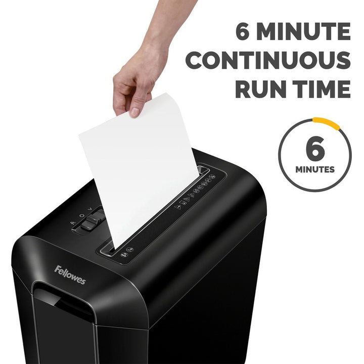 Image of Fellowes® Powershred Lx65 Cross-Cut Shredder, 10 Manual Sheet Capacity