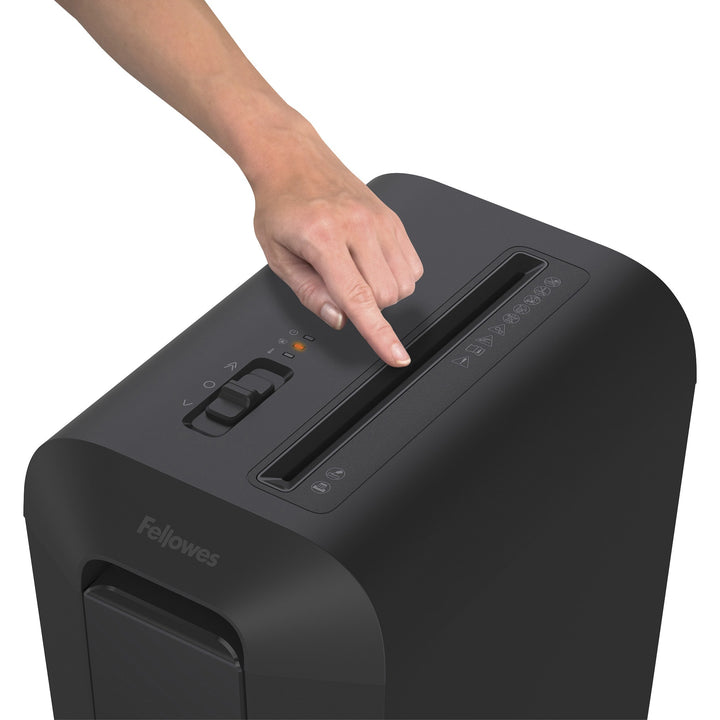 Image of Fellowes® Powershred Lx65 Cross-Cut Shredder, 10 Manual Sheet Capacity