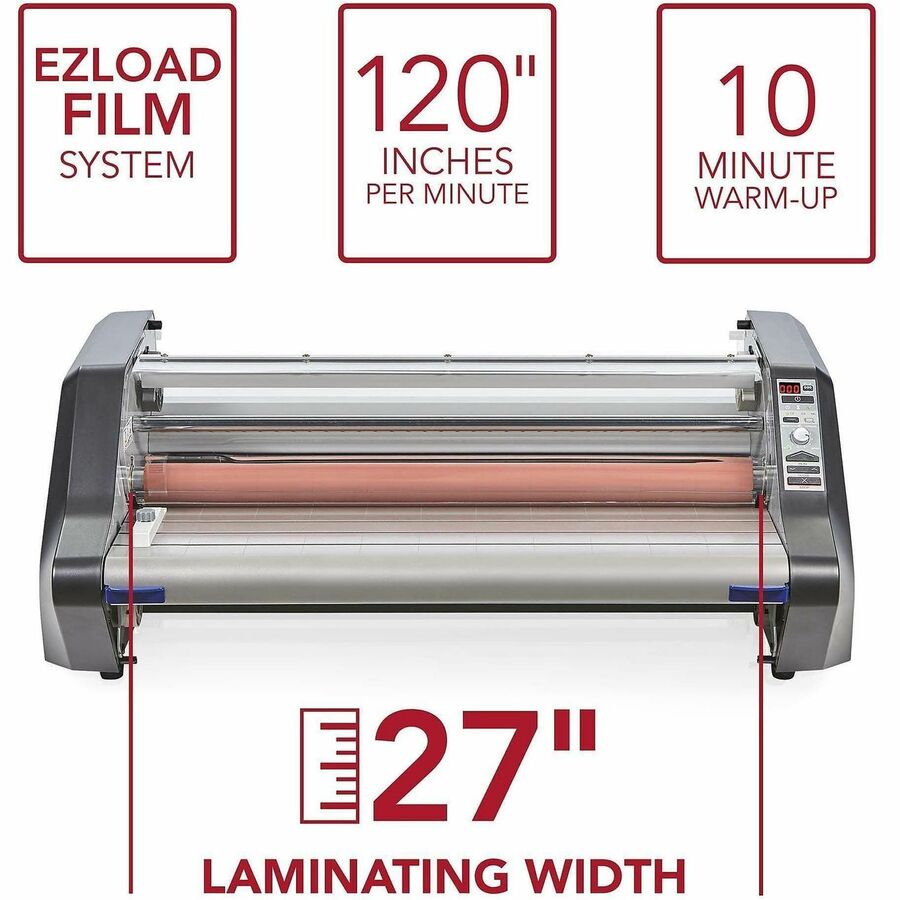 Image of GBC® Laminator, 27"W Throat, 120'/Minute, 35"x21"x14", MI