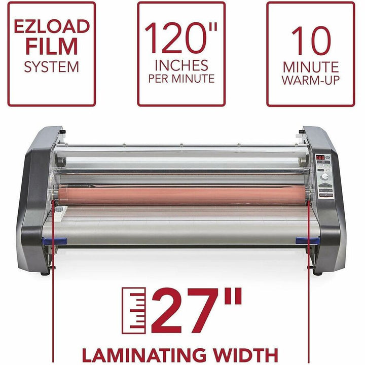 Image of GBC® Laminator, 27"W Throat, 120'/Minute, 35"x21"x14", MI