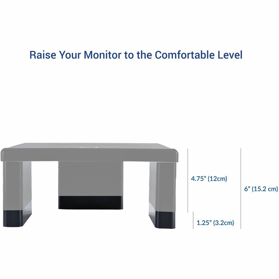 Image of DAC® Stax MP-232 Monitor Riser Block Kit with 2 USB Charging Ports