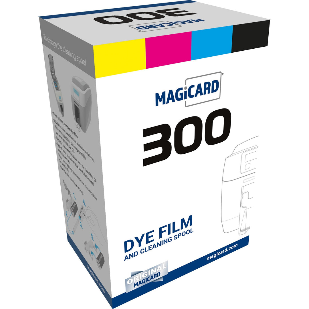 Image of Magicard® 300 Dual YMCKO/2 Printer Ribbon, Black/Cyan/Magenta/Yellow