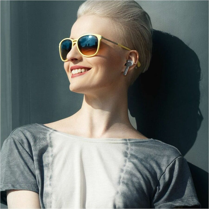 Image of Maxell® Earbuds,Wireless,Bluetooth,w/Charging Case,12-Hour,Black