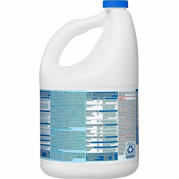 Image of CloroxPro™ 30966 Clorox Germicidal Bleach, Concentrate, 121 fl oz (3.8 quart), Disinfectant, Deodorize, Clear, 1 Each