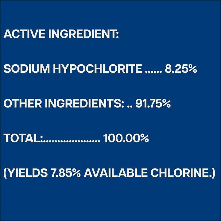Image of CloroxPro™ 30966 Clorox Germicidal Bleach, Concentrate, 121 fl oz (3.8 quart), Disinfectant, Deodorize, Clear, 1 Each