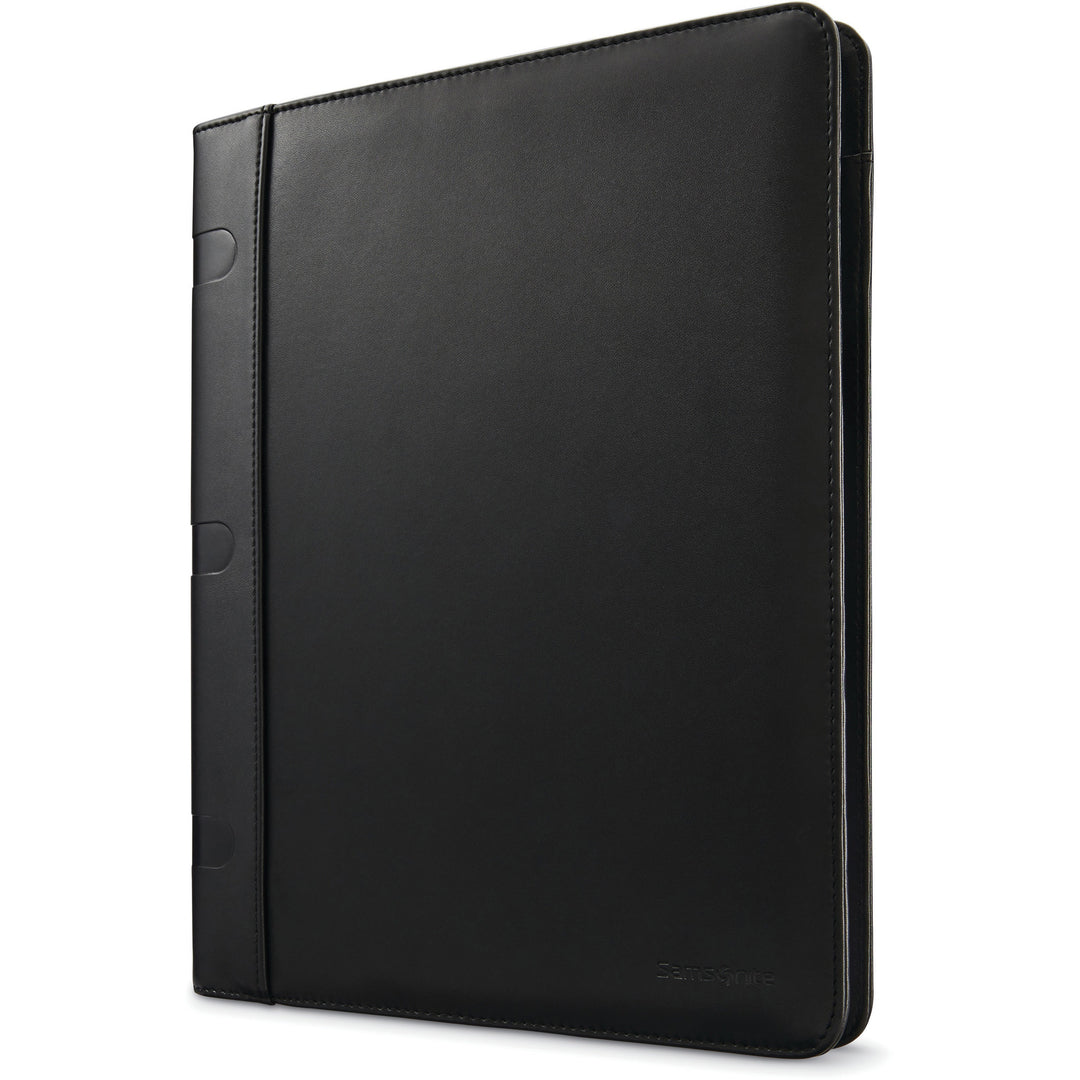Image of Samsonite® Portfolio, Leather, 3/4"Wx9-1/2"Lx12-1/2"H, Black
