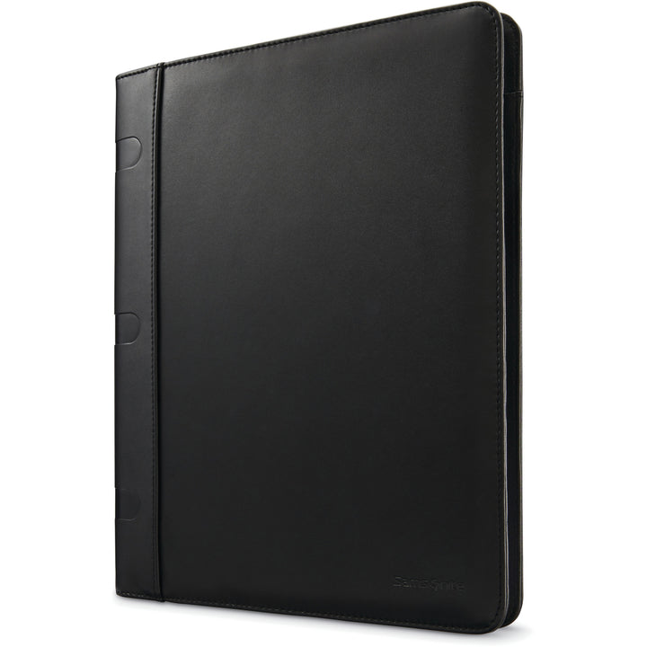 Image of Samsonite® Portfolio, Leather, 3/4"Wx9-1/2"Lx12-1/2"H, Black
