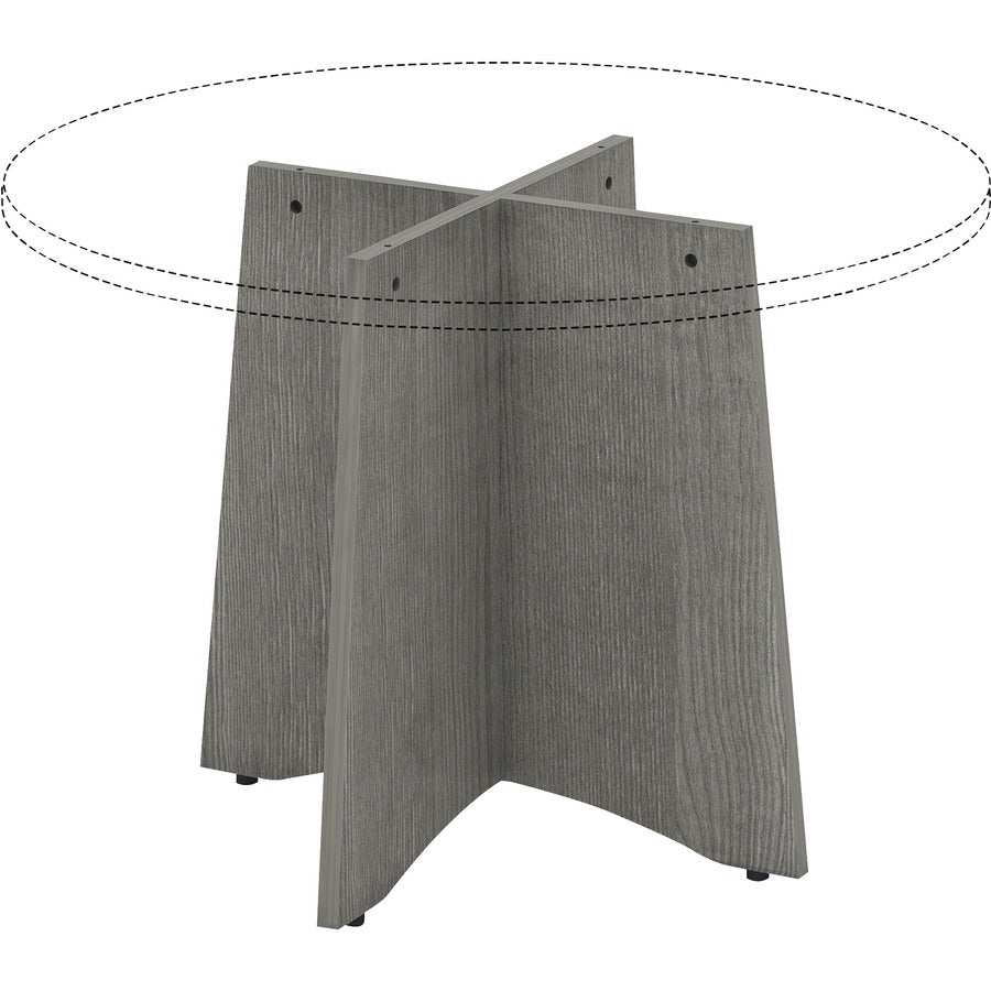 Image of Lorell Base, f/42"/48" Dia Top, Box 2/2, 24"x24"x29", Weathered CCL