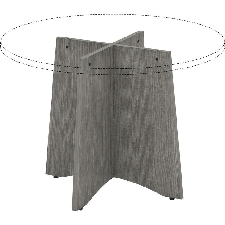 Image of Lorell Base, f/42"/48" Dia Top, Box 2/2, 24"x24"x29", Weathered CCL