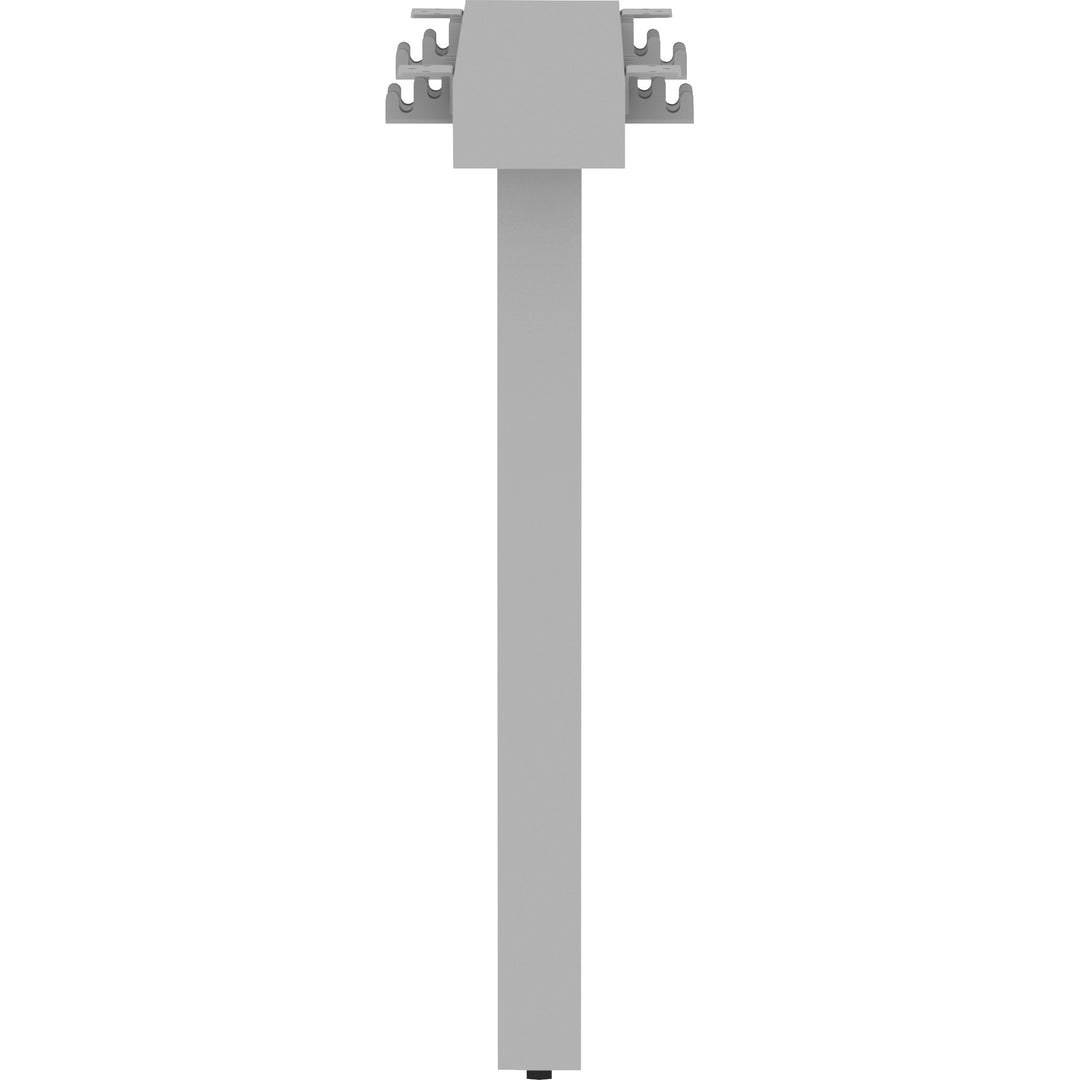 Image of Lorell Middle Leg, Rect, f/Workstation, 38-5/8"x6-1/4"x28-1/2", SR