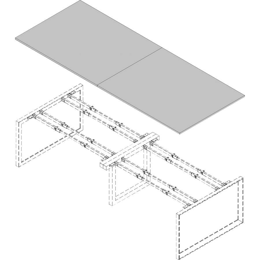 Image of Lorell Top, f/Relevance Conf Table, 59-7/8"x47-1/4"x1", WChar