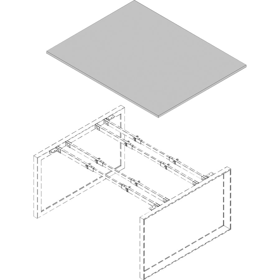 Image of Lorell Top, f/Relevance Conf Table, 59-7/8"x47-1/4"x1", WChar
