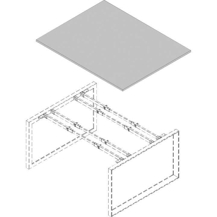 Image of Lorell Top, f/Relevance Conf Table, 59-7/8"x47-1/4"x1", WChar