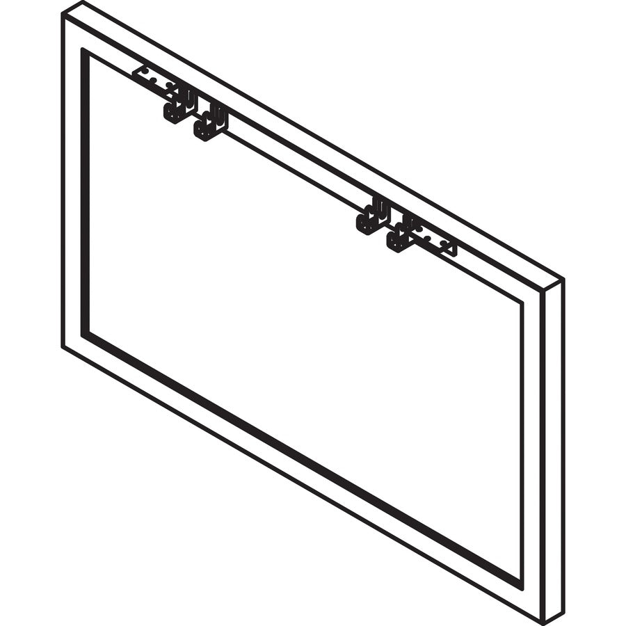 Image of Lorell Wide Leg, Rect, Metal, f/Workstation, 45-1/2"x4"x28-1/2", SR