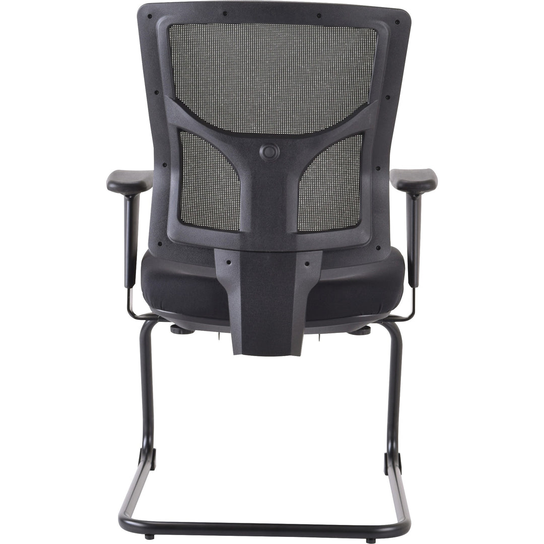 Image of Lorell Guest Chair,Adj Arms/Back,24-3/8"-25-1/2"x26-3/8"x36-1/4",BK