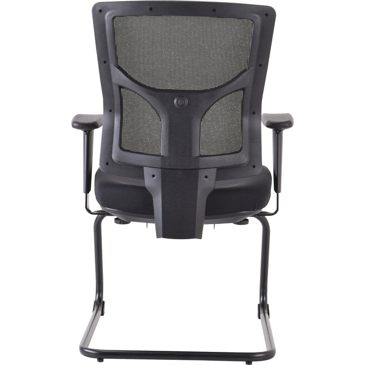 Image of Lorell Guest Chair,Adj Arms/Back,24-3/8"-25-1/2"x26-3/8"x36-1/4",BK