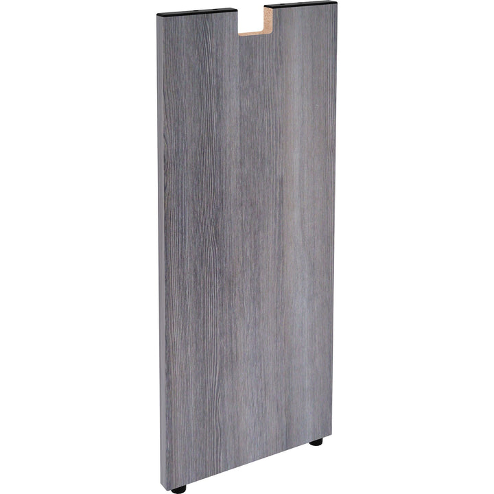 Image of Lorell 69597 Essentials Series Credenza Half Leg, 28.5" H x 12" W x 1" Depth, Finish: Weathered Charcoal Laminate, 1 Each
